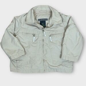 Kenneth Cole Reaction Jacket Toddler Size 18M‎ Beige Zip Up Lightweight Coat
